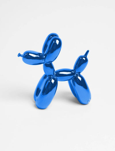 Medium Royal Blue Balloon Dog Figurine