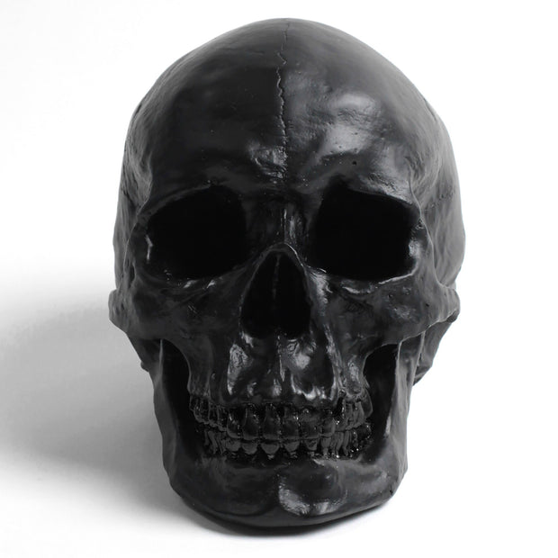 The Fitz in Black | Trendy Victorian Gothic Human Skull Art