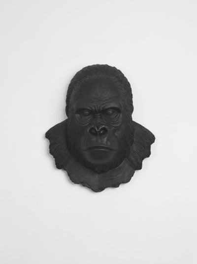 Black Gorilla Head Wall Decor