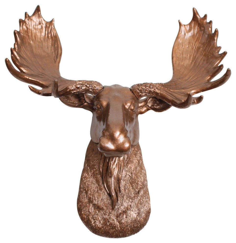 The MINI Cola | Moose Head | Faux Taxidermy | Bronze Resin