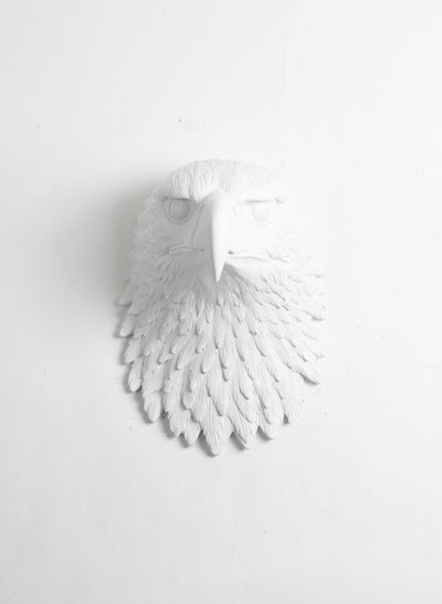 White Eagle Wall Decor Figurine
