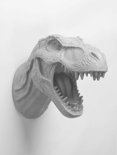 Gray Trex Dinosaur Trophy Form