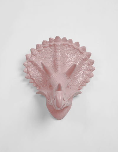 Cameo Pink Triceratops Wall Hanging