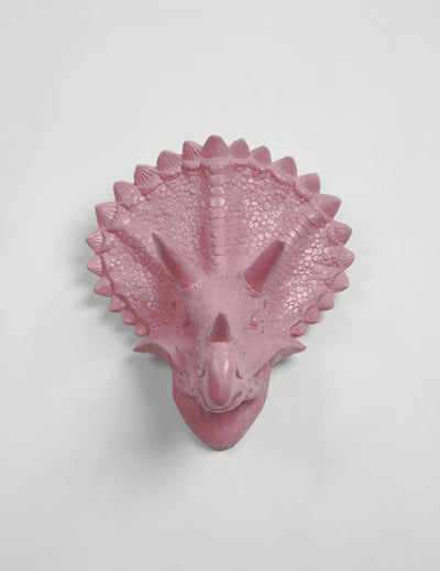 Lilac Triceratops Head Wall Hanging.