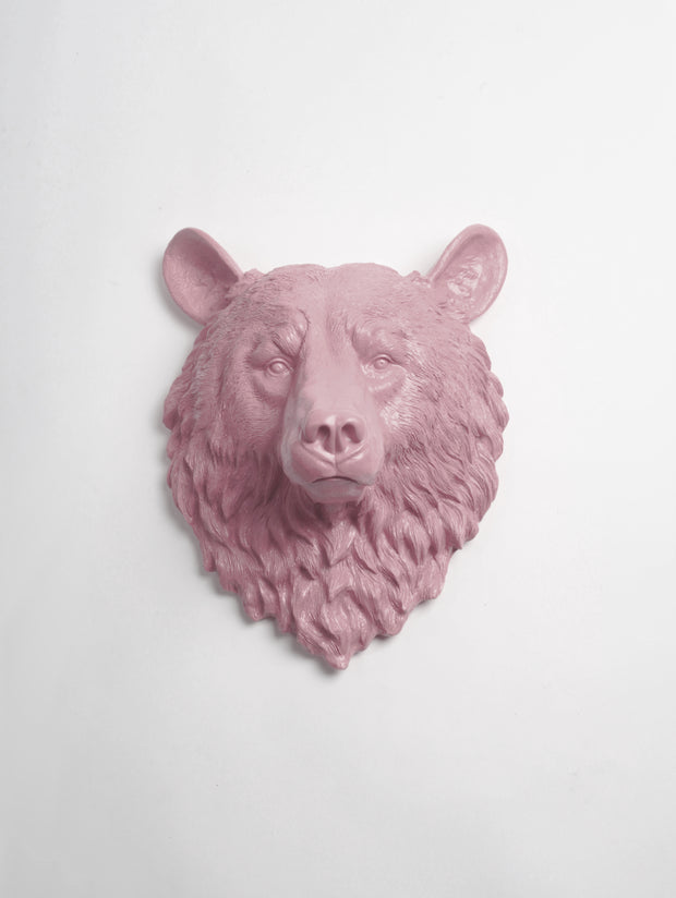 The Raleigh in Lilac | Bear Head | Faux Taxidermy | Lilac Resin