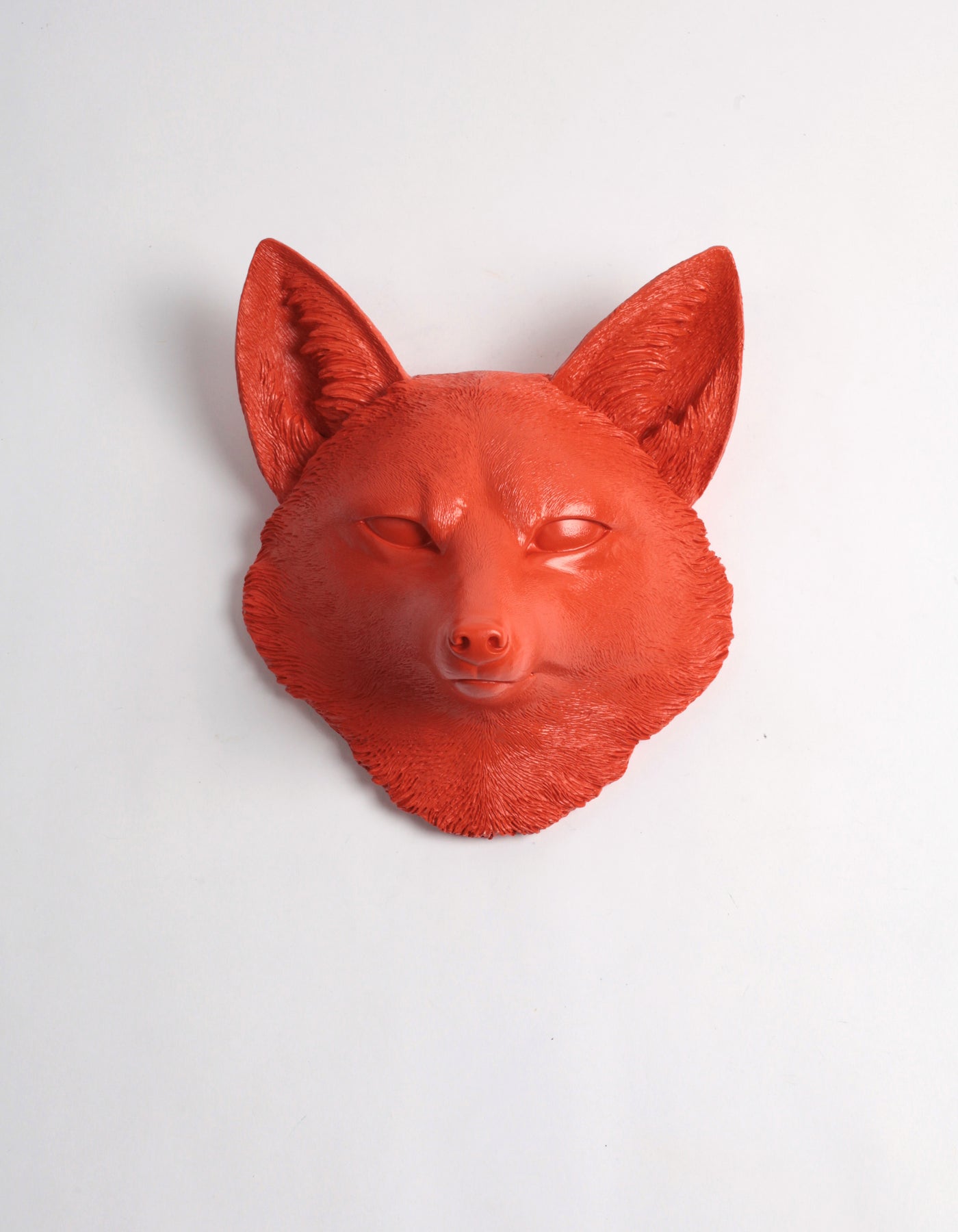 The Sylvester in Orange, Faux Taxidermy Fox Decor Head