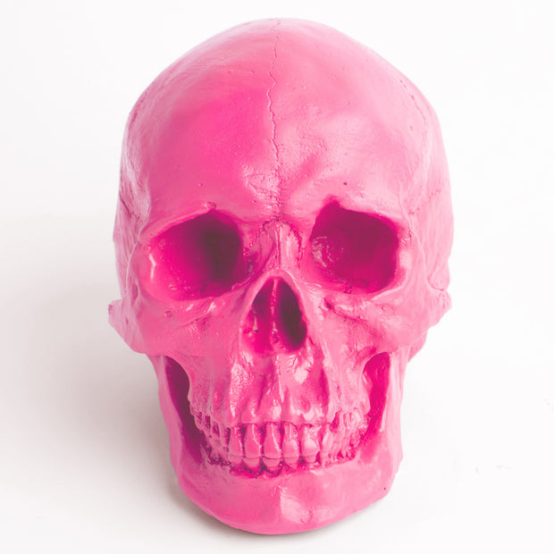 The Fitz in Pink | Trendy Victorian Gothic Human Skull Art